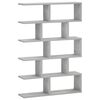 vidaXL &Eacute;tag&egrave;re Murale Gris b&eacute;ton 70 x 17 x 101 cm Bois d'ing&eacute;nierie