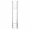 vidaXL Poteau à gabion circulaire Acier galvanisé Ø30x150 cm
