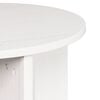 vidaXL Table basse 2 pcs Blanc