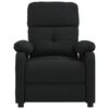 vidaXL Fauteuil inclinable Noir Tissu
