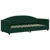 vidaXL Lit de repos sans matelas vert fonc&eacute; 80x200 cm velours