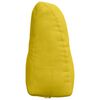 vidaXL Coussin de Dos Jaune 80 x 24 x 50 cm Velours