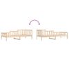 vidaXL Lit de jour sans matelas 90x190 cm bois de pin massif