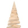 vidaXL Arbre de No&euml;l en bois pour d&eacute;coration 210 cm bois massif de pin