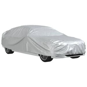 vidaXL Housse de voiture berline avec sangles &agrave; boucle compl&egrave;te M PEVA