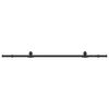 vidaXL Kit de quincaillerie de porte coulissante 213 cm acier noir