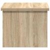 vidaXL Table basse Ch&ecirc;ne Sonoma 55 x 54,5 x 45 cm Bois d'ing&eacute;nierie