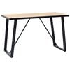 vidaXL Table de salle &agrave; manger Ch&ecirc;ne 120x60x75 cm MDF