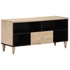vidaXL Meuble TV 100x33x46 cm bois massif de manguier