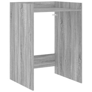 vidaXL Armoire pour machine &agrave; laver Gris Sonoma 67,5 x 62 x 97 cm