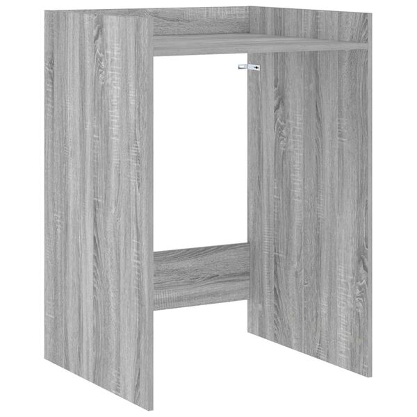vidaXL Armoire pour machine &agrave; laver Gris Sonoma 67,5 x 62 x 97 cm