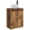 vidaXL Meuble de salle de bain avec &eacute;vier Bois ancien 54 x 35 x 83 cm