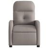 vidaXL Fauteuil inclinable &eacute;lectrique Taupe Tissu
