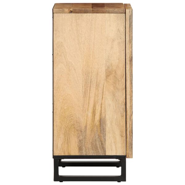 vidaXL Buffet 40x34x75 cm bois de manguier massif brut