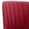 vidaXL Chaises &agrave; manger lot de 6 rouge bordeaux velours