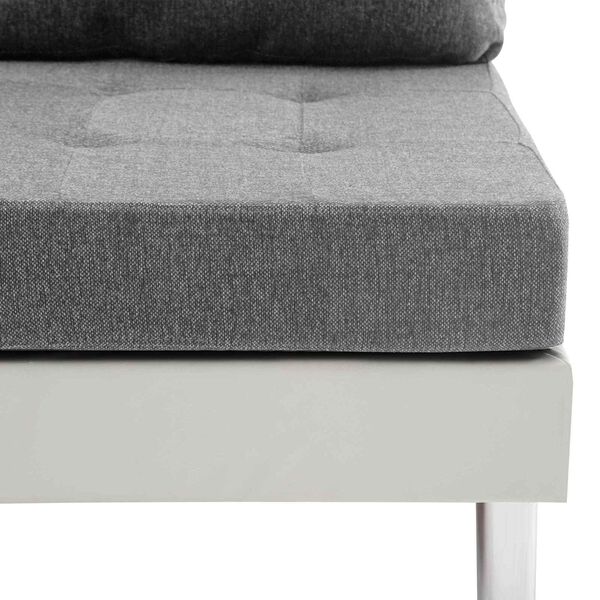 vidaXL Canap&eacute; Blanc Simili cuir