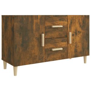 vidaXL Buffet ch&ecirc;ne fum&eacute; 100x36x60 cm bois d'ing&eacute;nierie