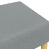 vidaXL Repose-pied gris clair 77x55x31 cm tissu