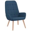 vidaXL Fauteuil relaxant en tissu bleu