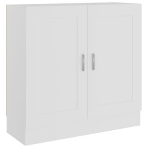 vidaXL Biblioth&egrave;que Blanc 82,5x30,5x80 cm Bois d'ing&eacute;nierie