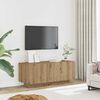 vidaXL Meuble TV ch&ecirc;ne artisanal 100x35x40 cm bois d'ing&eacute;nierie