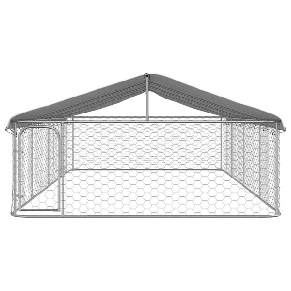 vidaXL Chenil ext&eacute;rieur avec toit 600x300x150 cm