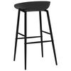 vidaXL Ensemble de bar 5 pcs Blanc et noir