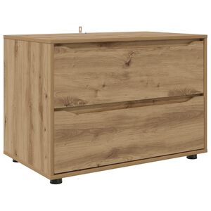 vidaXL Armoire de rangement 80 x 48 x 57 cm Bois d'ing&eacute;nierie