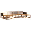 vidaXL Ensemble de canap&eacute;s d'ext&eacute;rieur 6 pcs Naturel