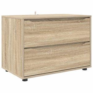 vidaXL Armoire de rangement 80 x 48 x 57 cm Bois d'ing&eacute;nierie