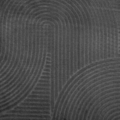 vidaXL Tapis IZA poils courts style scandinave anthracite 100x200 cm