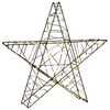 vidaXL &Eacute;toile de No&euml;l 3D 120 LED Blanc chaud 55 x 53,5 x 10 cm