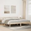 vidaXL Cadre de lit extra long sans matelas 200x210 cm bois massif pin