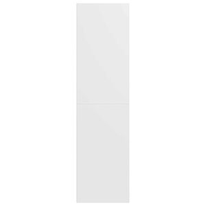 vidaXL Biblioth&egrave;que/Meuble TV Blanc 36x30x143 cm Bois d'ing&eacute;nierie