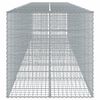 vidaXL Panier gabion avec couvercle 600x100x100 cm fer galvanis&eacute;