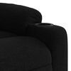 vidaXL Fauteuil inclinable &eacute;lectrique noir tissu