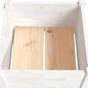 vidaXL Jardini&egrave;res d'ext&eacute;rieur 2 pcs Blanc 40x40x70 cm Bois de pin