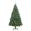 vidaXL Sapin de No&euml;l artificiel Vert 240 cm PVC, Acier et Plastique