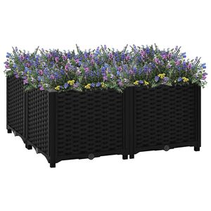 vidaXL Lit sur&eacute;lev&eacute; 80x80x38 cm Polypropyl&egrave;ne