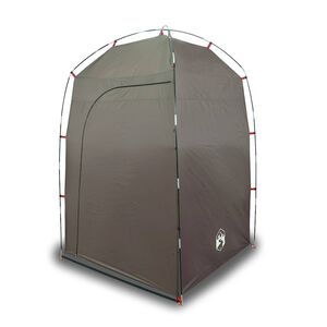 vidaXL Tente de douche marron imperm&eacute;able