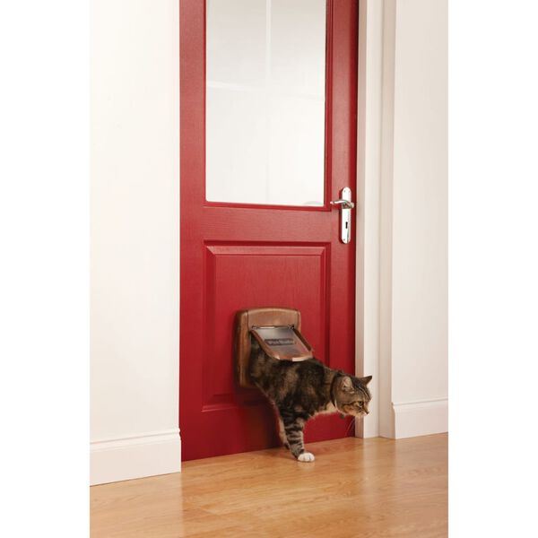PetSafe Chati&egrave;re magn&eacute;tique 4 voies Deluxe 420 Marron 5006