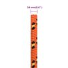 vidaXL Corde de bateau Orange 14 mm 50 m Polypropyl&egrave;ne