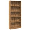 vidaXL Biblioth&egrave;que ch&ecirc;ne artisanal 80x24x176 cm bois d'ing&eacute;nierie