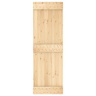 vidaXL Porte coulissante et kit de quincaillerie 70x210 cm pin massif