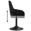 vidaXL Tabouret de bar Noir Velours