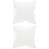 vidaXL Oreiller 2 pcs 80 x 80 cm Laine australienne Blanc
