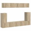 vidaXL Ensemble meuble TV 5 pcs Ch&ecirc;ne Sonoma Bois d'ing&eacute;nierie