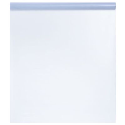 vidaXL Film pour fenêtre statique dépoli gris transparent 45x500cm PVC