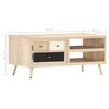vidaXL Table basse 90x45x40 cm Bois de manguier massif
