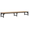 vidaXL Support de moniteur Ch&ecirc;ne artisanal 105 x 23 x 15,5 cm